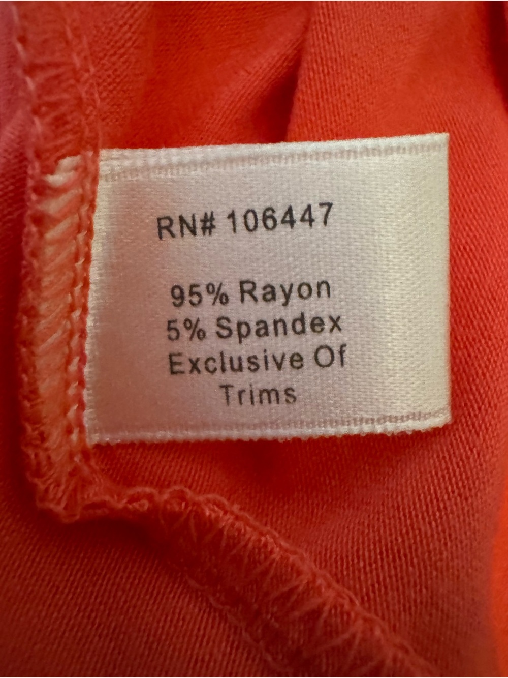 Boston Proper Bright Coral Knit Top w/ Beading and Fringe Size S Like New - Picture 6 of 6